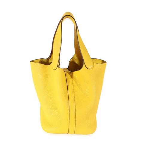 hermes picotin jaune de naples|hermes yellows.